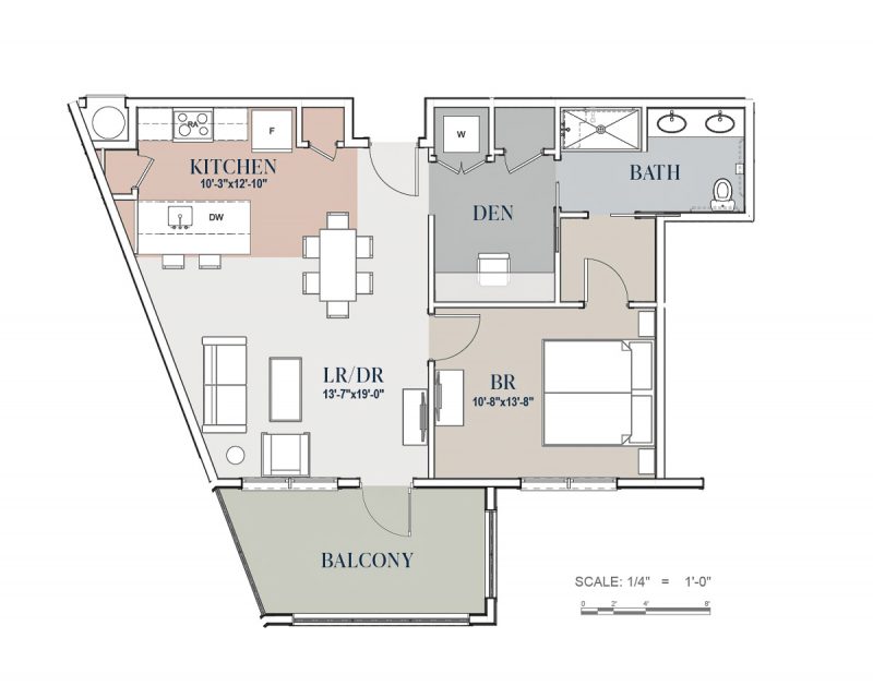 One Bedroom • Den • A Residences at West Hills Country Club